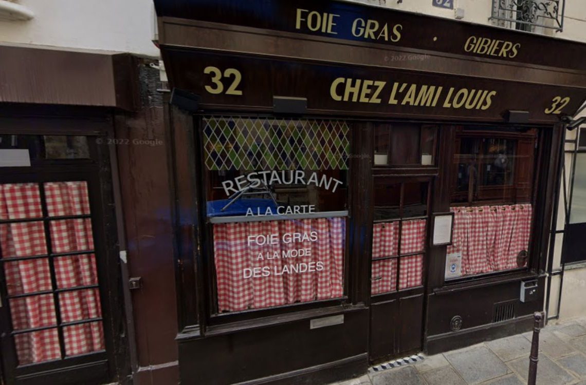 L’Ami Louis à Paris 3 : un restaurant à la bonne franquette