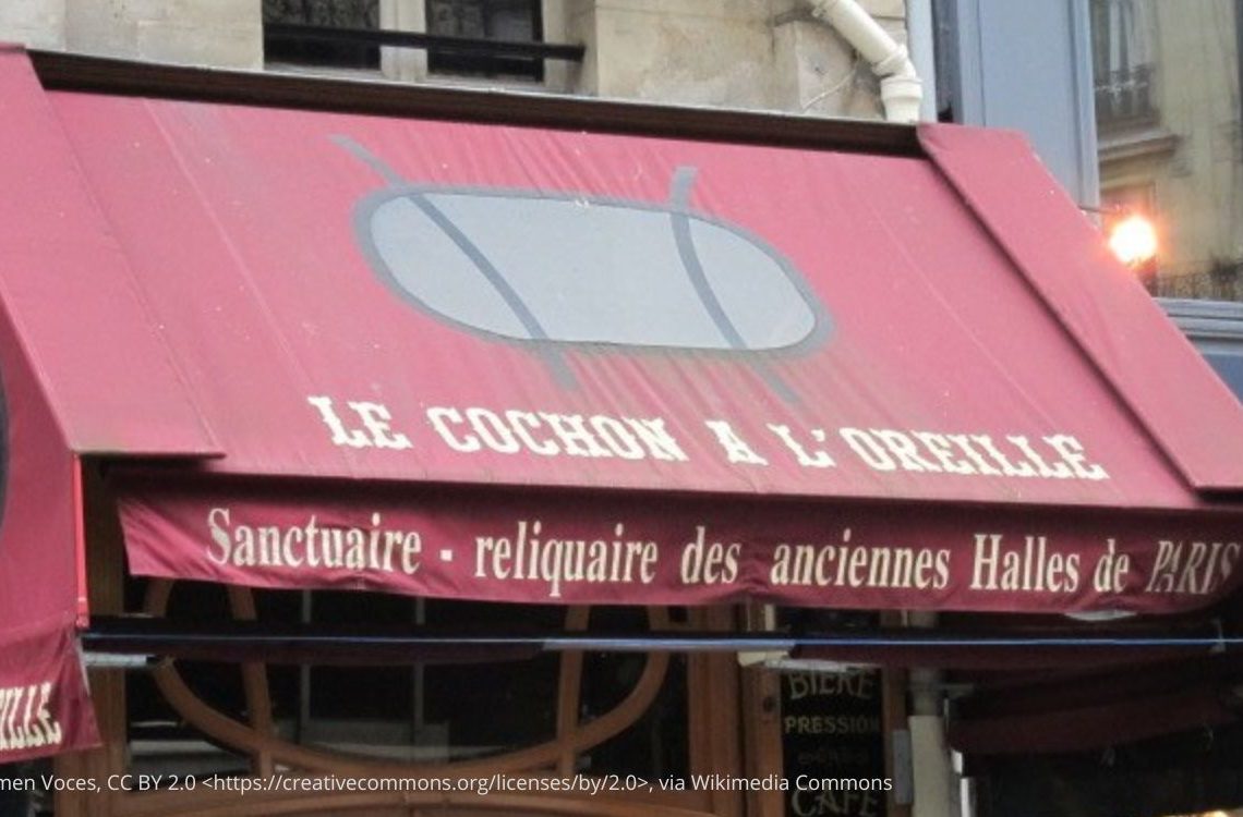 Le cochon à l’oreille un restaurant incontournable à Paris